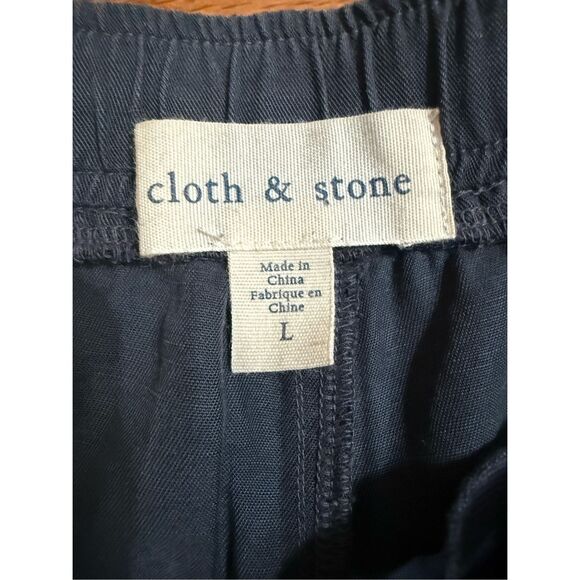Cloth & Stone Charcoal Gray Pull-On Jogger Pants Sz L - Picture 3 of 11